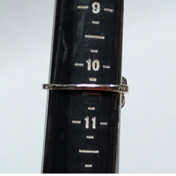 New Opalite Oval Cabochon Big Ring Plus Size 10.5 Blue SilverTone Statement Boho - Picture 11 of 11